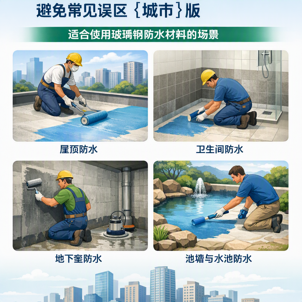 玻璃钢防水材料施工注意事项,避免常见误区 宁波 版