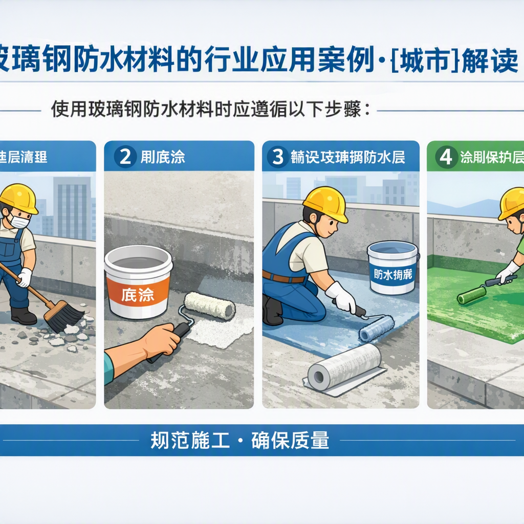 玻璃钢防水材料的行业应用案例,宁波解读