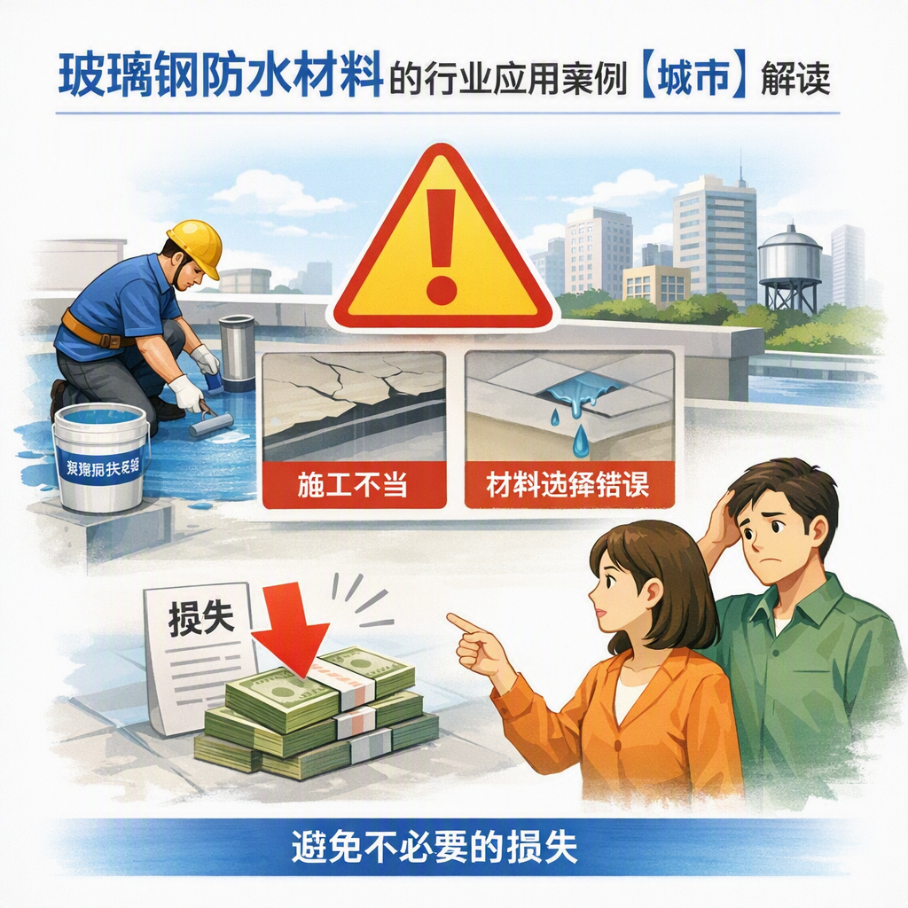 玻璃钢防水材料的行业应用案例,宁波解读