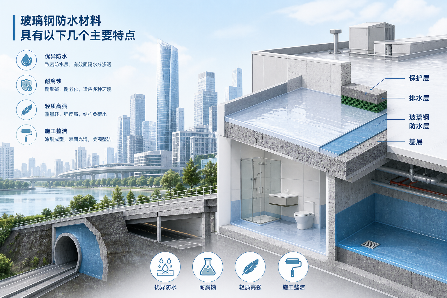 2023年玻璃钢防水材料市场趋势分析,关注 宁波 发展