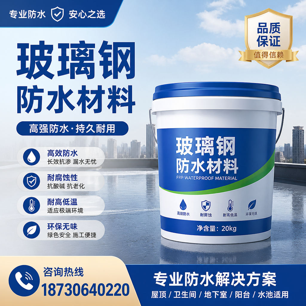 了解玻璃钢防水材料的市场趋势，宁波 企业不可不知